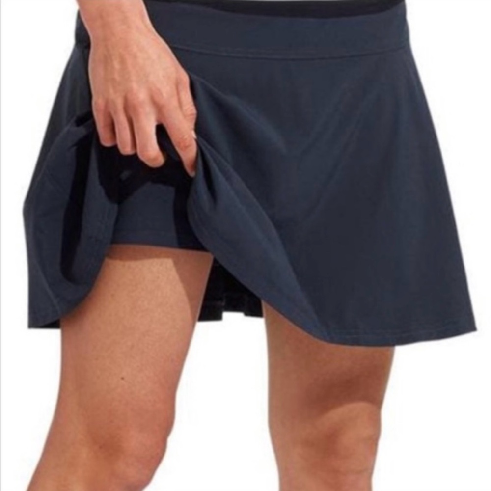 Athleta Blue Skater Mini Skort